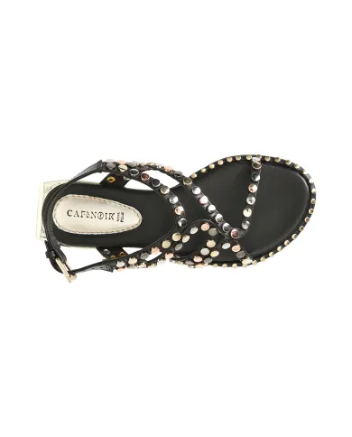 CafèNoir Sandalo Nero - Glamour Calzature CafèNoir Sandalo Nero - Glamour Calzature