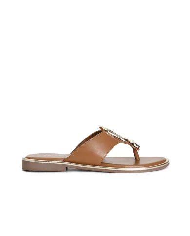 CafèNoir Ciabatta Cuoio - Glamour Calzature