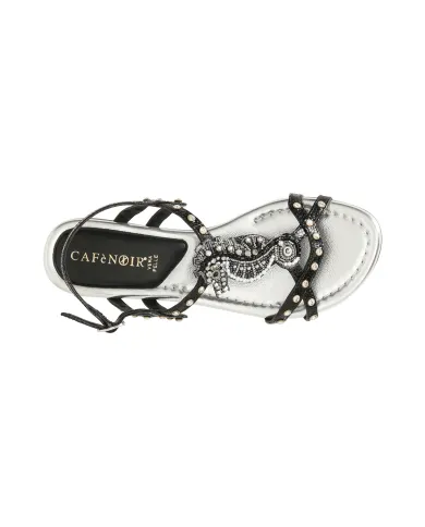 CafèNoir Sandalo Nero - Glamour Calzature CafèNoir Sandalo Nero - Glamour Calzature
