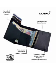 Moero Pro Saffiano Zip Blu - Glamour Calzature