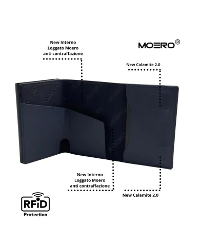 Moero Pro Saffiano Zip Blu - Glamour Calzature Moero Pro Saffiano Zip Blu - Glamour Calzature