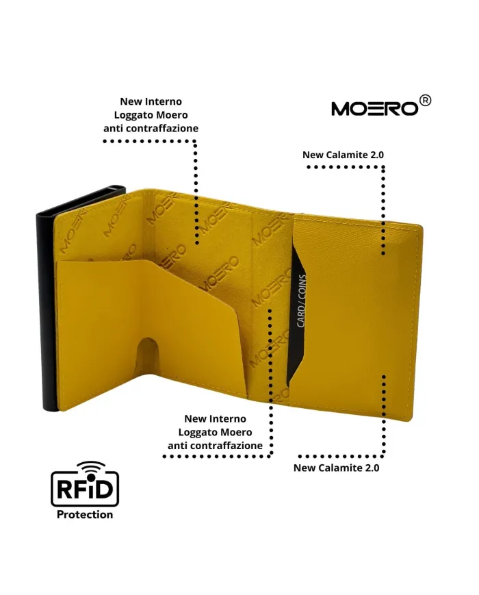 Moero Pro Saffiano Zip Giallo - Glamour Calzature