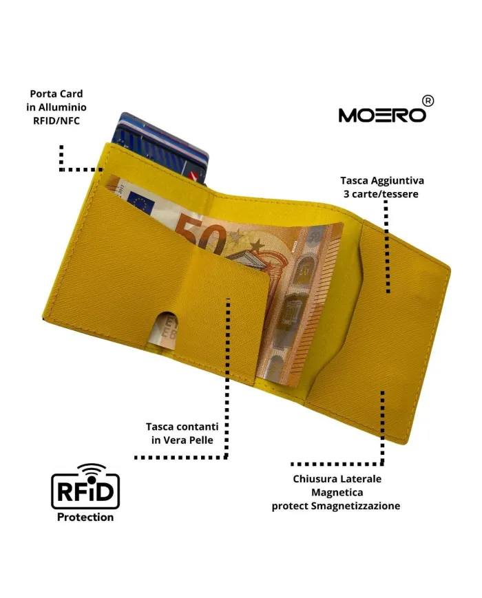 Moero Pro Saffiano Zip Giallo - Glamour Calzature