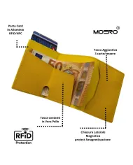 Moero Pro Saffiano Zip Giallo - Glamour Calzature