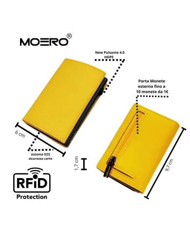 Moero Pro Saffiano Zip Giallo - Glamour Calzature