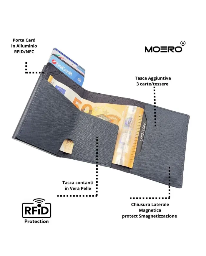 Moero Pro Saffiano Zip Grigio - Glamour Calzature