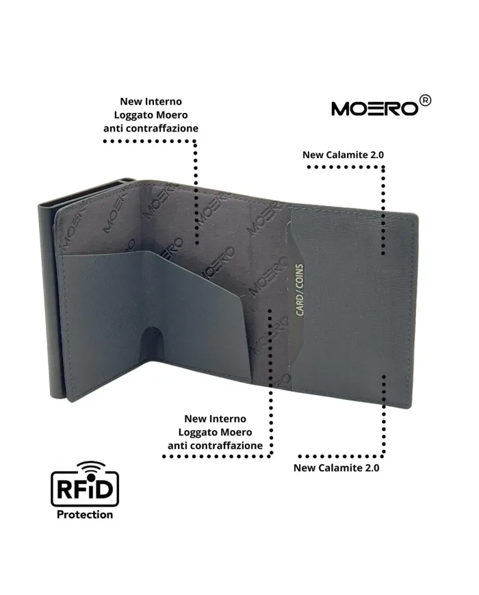 Moero Pro Saffiano Zip Grigio - Glamour Calzature
