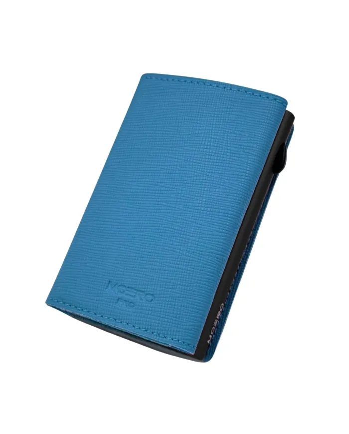 Moero Pro Saffiano Zip Azzurro - Glamour Calzature