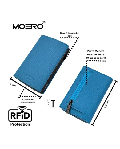 Moero Pro Saffiano Zip Azzurro - Glamour Calzature Moero Pro Saffiano Zip Azzurro - Glamour Calzature
