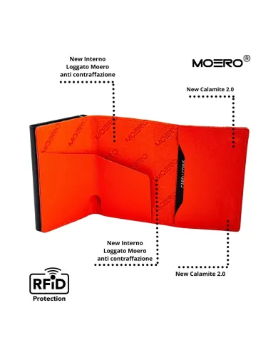 Moero Pro Saffiano Zip Arancio - Glamour Calzature