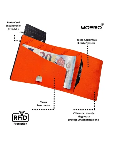 Moero Pro Saffiano Zip Arancio - Glamour Calzature
