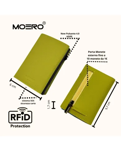 Moero Pro Saffiano Zip Verde - Glamour Calzature