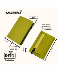 Moero Pro Saffiano Zip Verde - Glamour Calzature