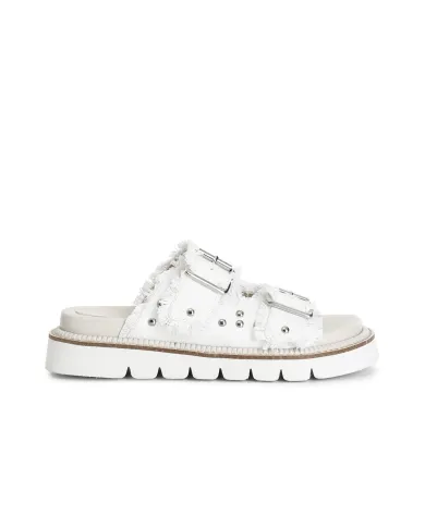 CafèNoir Ciabatta Bianco - Glamour Calzature