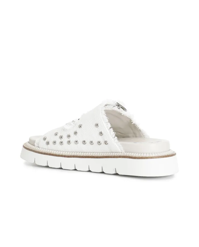 CafèNoir Ciabatta Bianco - Glamour Calzature