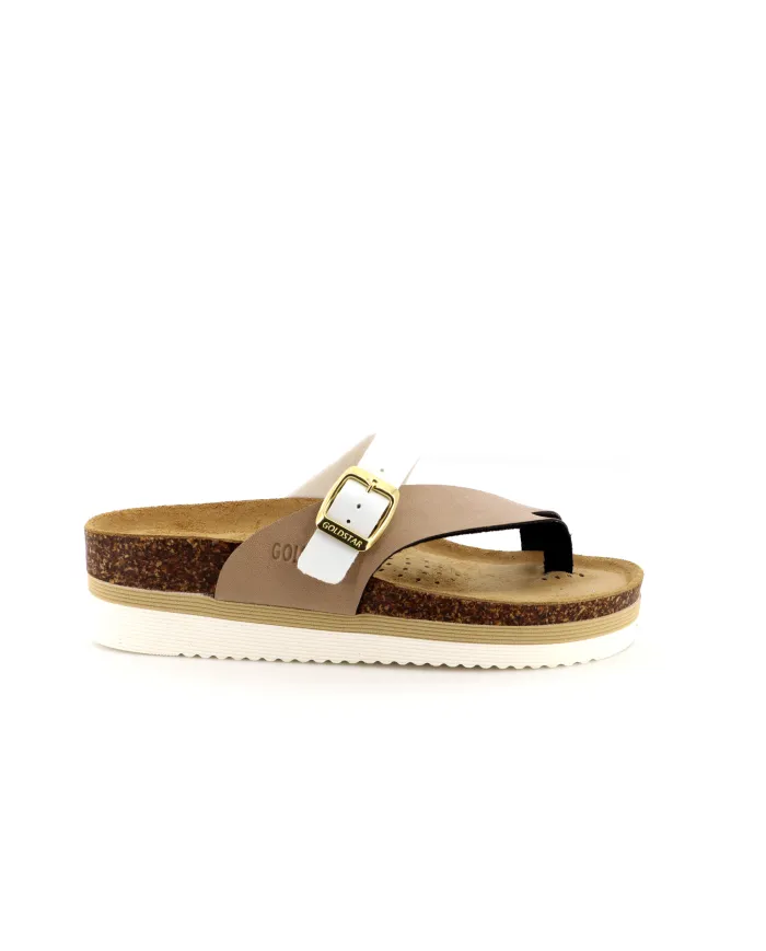 Goldstar Fussbett Beige - Glamour Calzature