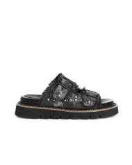 CafèNoir Ciabatta Nero - Glamour Calzature