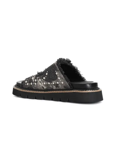 CafèNoir Ciabatta Nero - Glamour Calzature