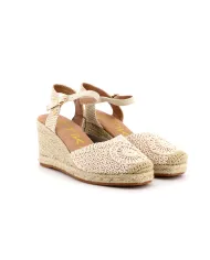 Etika Valenciana Croche Beige - Glamour Calzature