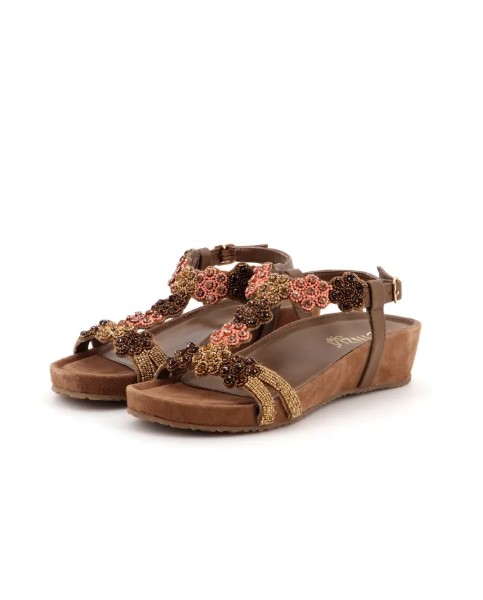 Cinzia Soft Sandalo Beige - Glamour Calzature