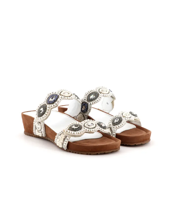 Cinzia Soft Ciabatta Bianco - Glamour Calzature