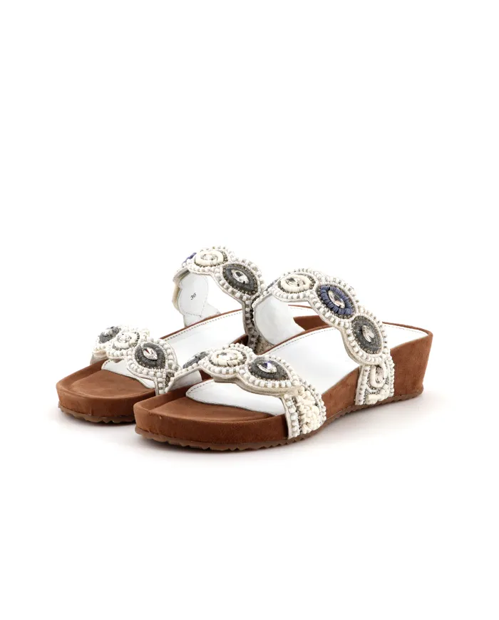 Cinzia Soft Ciabatta Bianco - Glamour Calzature