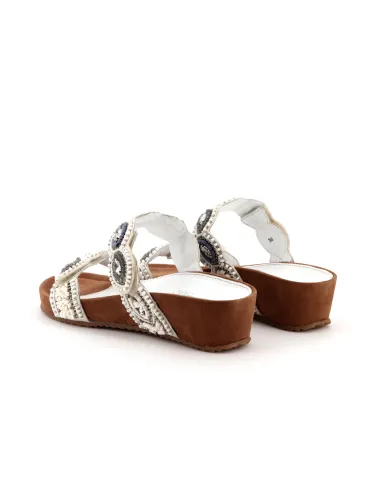 Cinzia Soft Ciabatta Bianco - Glamour Calzature