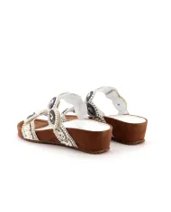 Cinzia Soft Ciabatta Bianco - Glamour Calzature