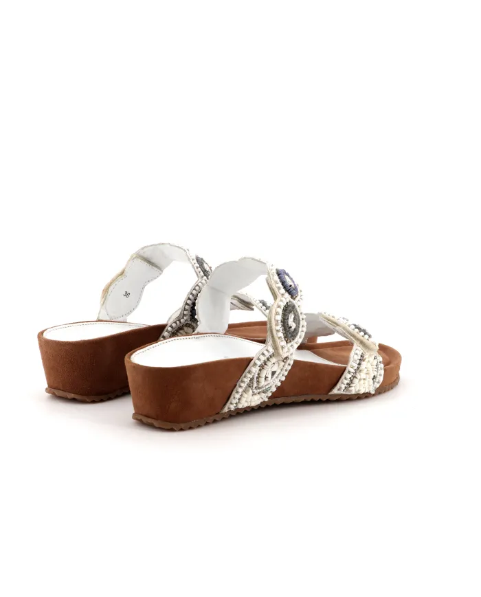 Cinzia Soft Ciabatta Bianco - Glamour Calzature