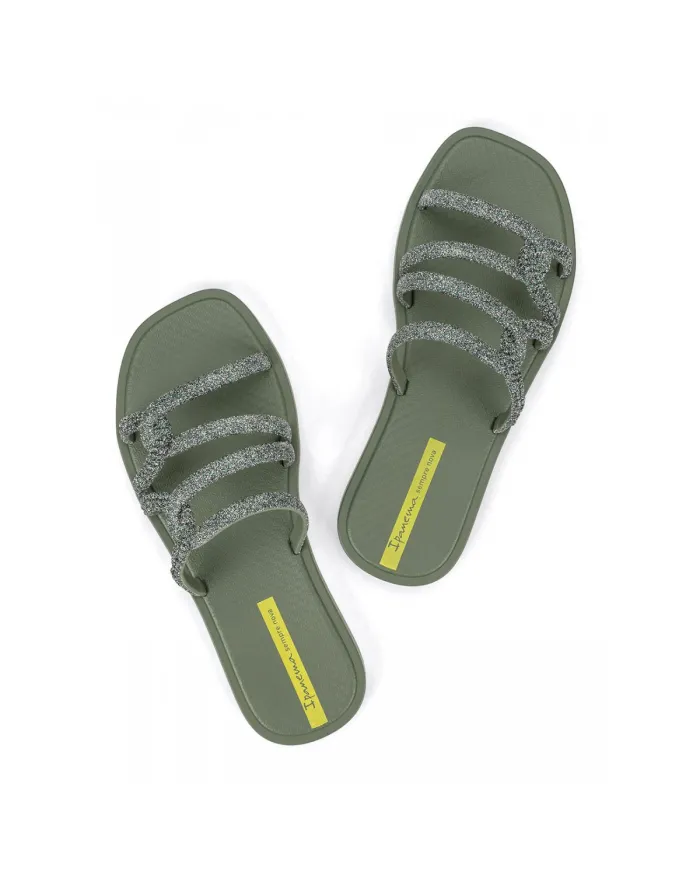 Ipanema Solar Glow Slide Verde - Glamour Calzature