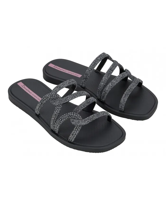 Ipanema Solar Glow Slide Nero - Glamour Calzature