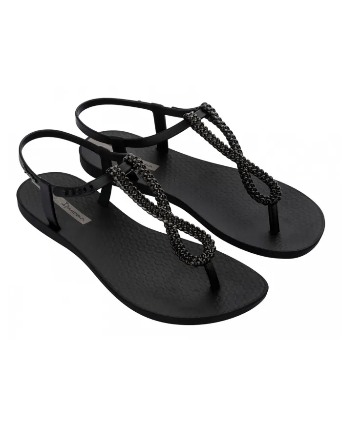 Ipanema Class Twist Sandal Nero - Glamour Calzature