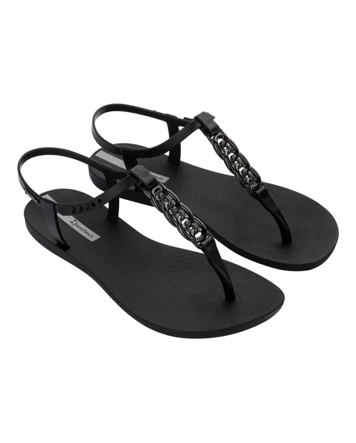 Ipanema Class Chain Sandal Nero - Glamour Calzature