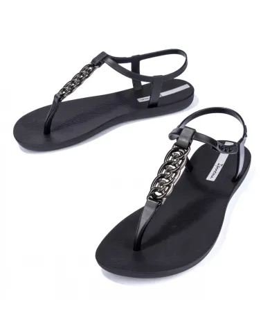 Ipanema Class Chain Sandal Nero - Glamour Calzature
