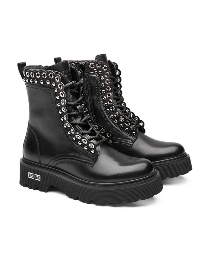 Cult Anfibio Slash Nero - Glamour Calzature