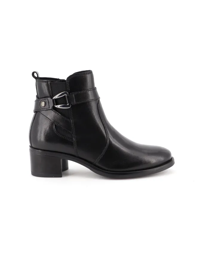 Cinzia Soft Tronchetto Nero - Glamour Calzature