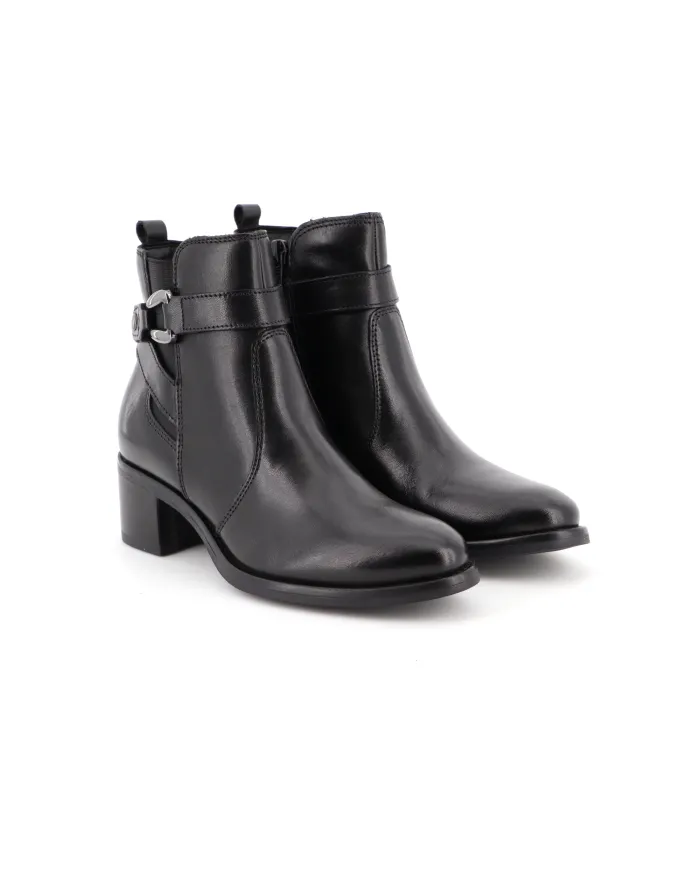 Cinzia Soft Tronchetto Nero - Glamour Calzature