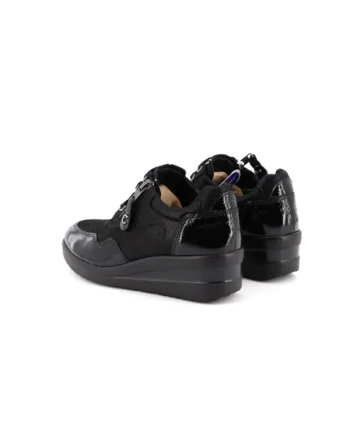 Cinzia Soft Sneakers Nero - Glamour Calzature