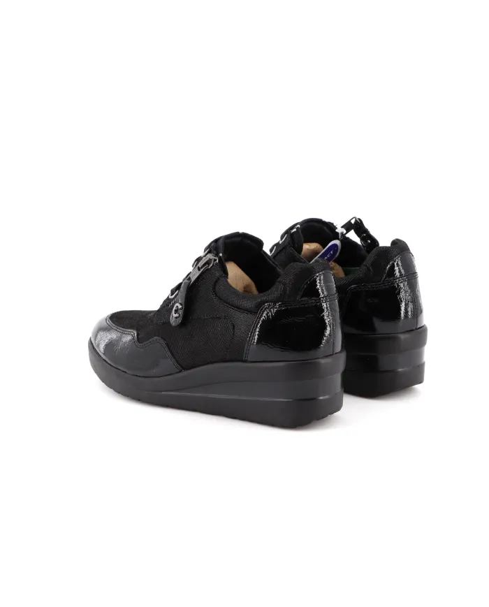 Cinzia Soft Sneakers Nero - Glamour Calzature