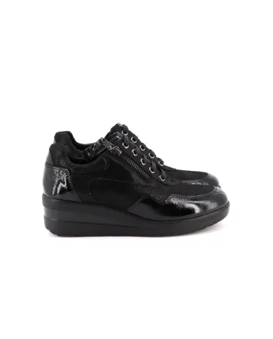Cinzia Soft Sneakers Nero - Glamour Calzature