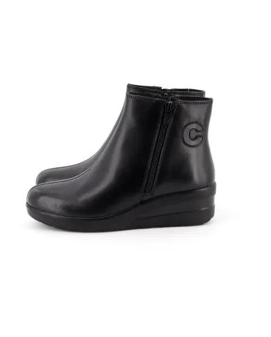 Cinzia Soft Tronchetto Nero - Glamour Calzature