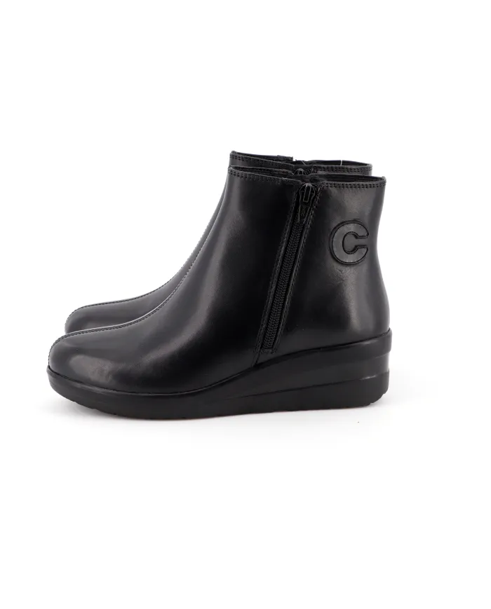 Cinzia Soft Tronchetto Nero - Glamour Calzature