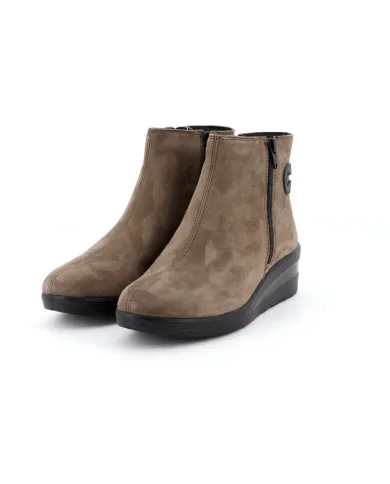 Cinzia Soft Tronchetto Taupe - Glamour Calzature