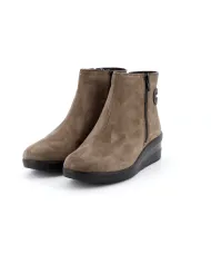 Cinzia Soft Tronchetto Taupe - Glamour Calzature