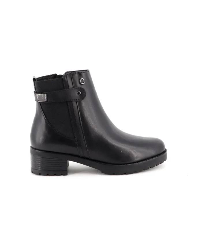 Cinzia Soft Tronchetto Nero - Glamour Calzature