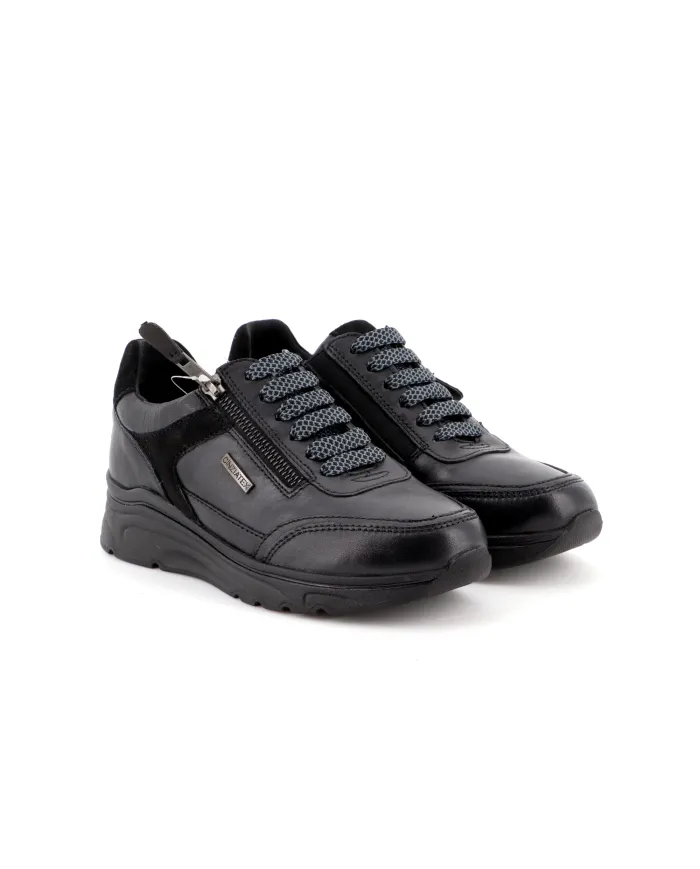 Cinzia Soft Sneakers Nero - Glamour Calzature