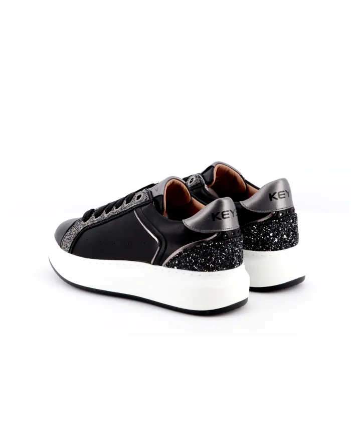 KEYS Sneakers Nero - Glamour Calzature KEYS Sneakers Nero - Glamour Calzature