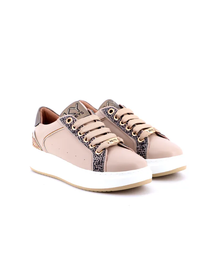 KEYS Sneakers Beige - Glamour Calzature