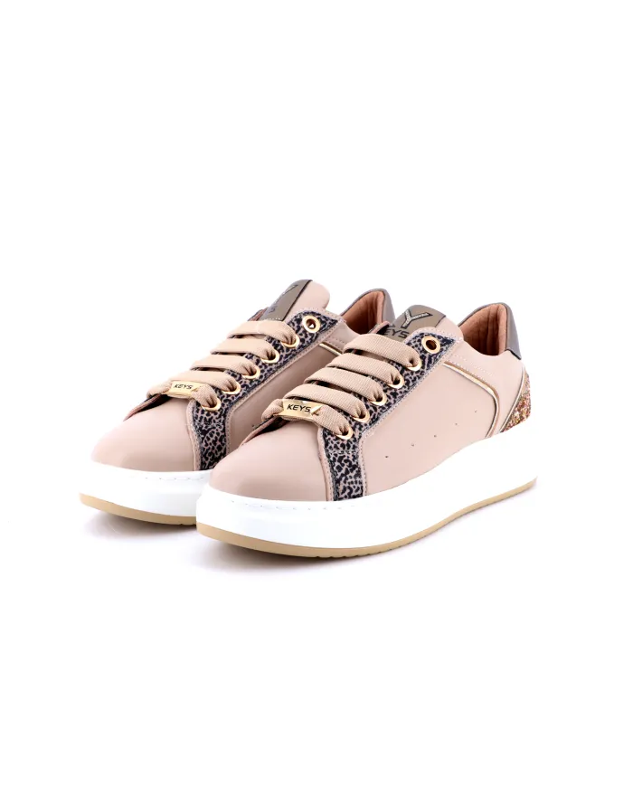 KEYS Sneakers Beige - Glamour Calzature KEYS Sneakers Beige - Glamour Calzature