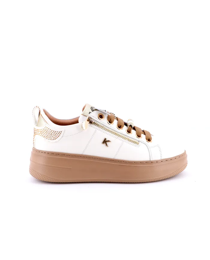 KEYS Sneakers Bianco - Glamour Calzature